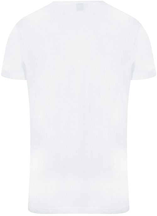 Suitable Vita T-Shirt V-Neck White 2-Pack Product / Achterkant