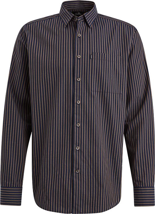 Vanguard Hemd Streifen Navy Braun Product