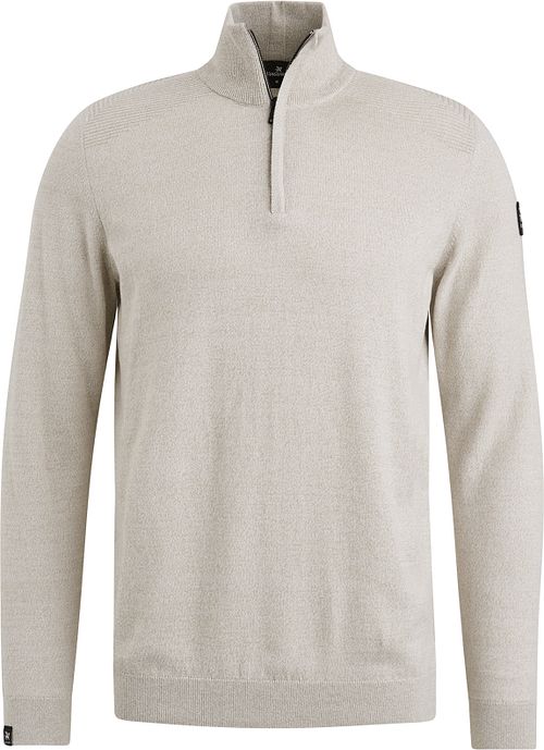 Vanguard Pullover Half Zip Melange Ecru Product
