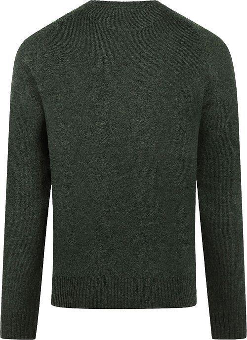 McGregor Pull Laine D'Agneau Mélanger Vert Foncé Product / Achterkant