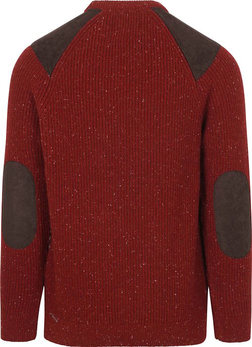 Barbour Pullover Raisthorpe Lambswool Red Product / Achterkant