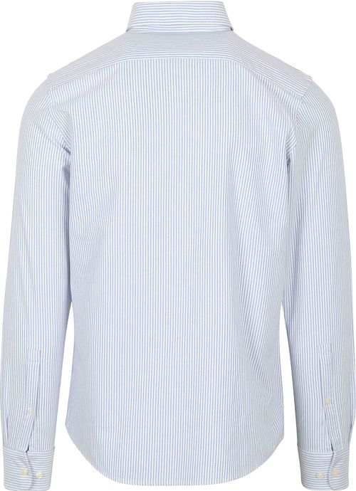 Steppin' Out Hemd Oxford Streifen Hellblau Product / Achterkant