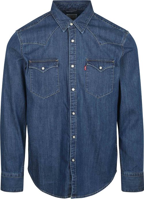 Levi's Barstow Western Overhemd Mid Blauw Product