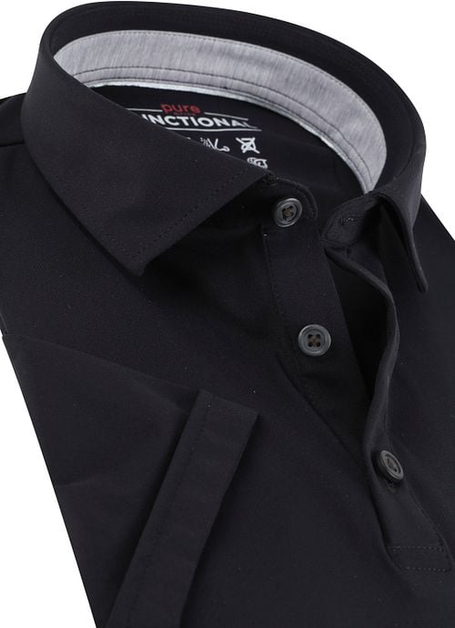 Pure Functional Polo Shirt Black Product / Detail