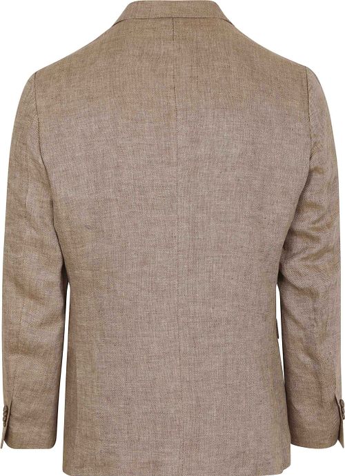 Suitable Blazer Leinen Panama Beige Product / Achterkant