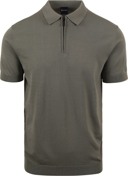 Suitable Half Zip Polo Shirt Green Product