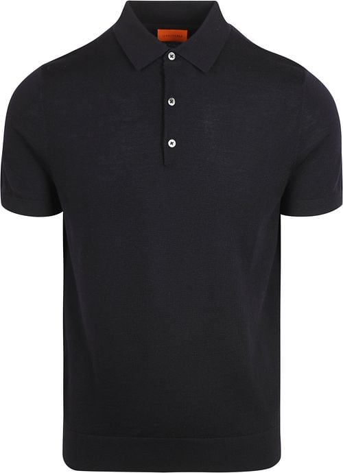 Suitable Polo Shirt Merino Wool Navy Product