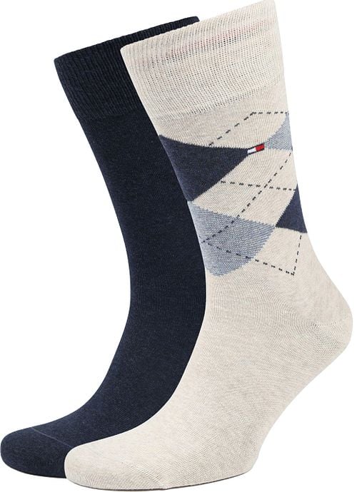 Tommy Hilfiger 2-Pack Sokken Beige Melange Product