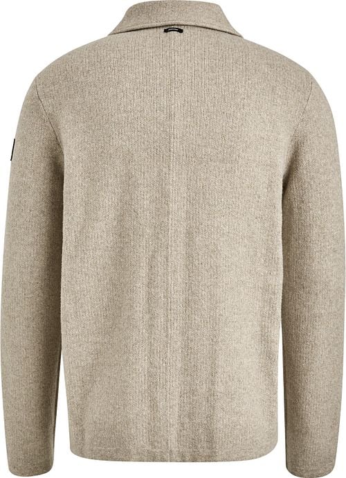 Vanguard Overshirt Button Beige Product / Achterkant