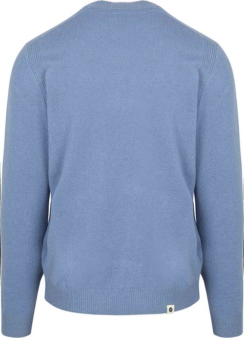 Anerkjendt Pull Rico Laine D'Agneau Bleu Mid Product / Achterkant