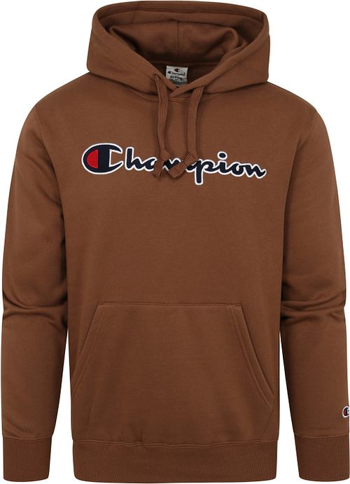 Champion Sweat à capuche Logo Marron Product
