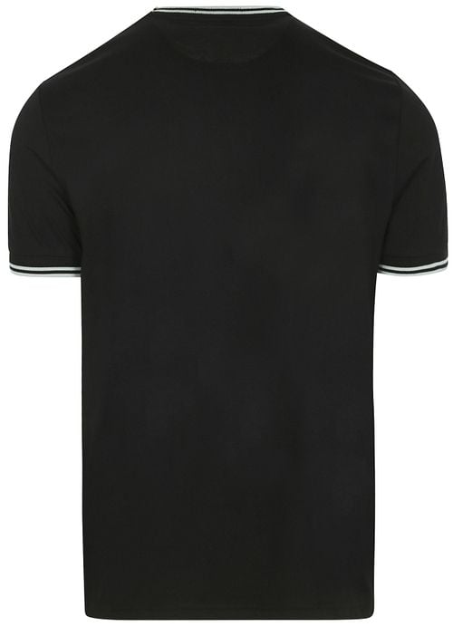 Fred Perry M1588 Twin Tipped T Shirt Black Product / Achterkant