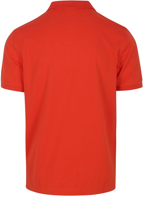 Gant Shield Piqué Poloshirt Rot Product / Achterkant