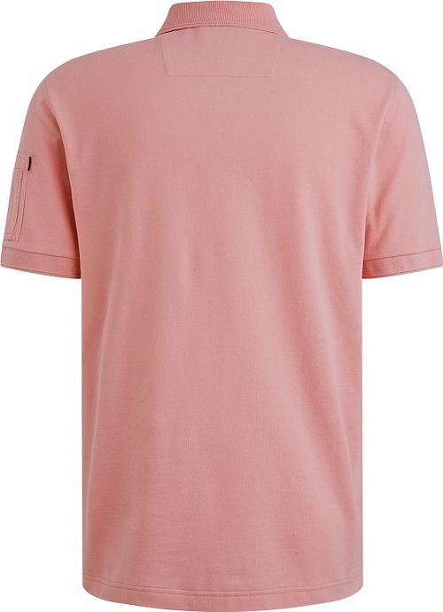 PME Legend Polo Shirt Trackway Pink Product / Achterkant
