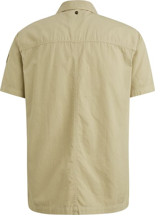 PME Legend Short Sleeve Hemd Bedford Grün Product / Achterkant