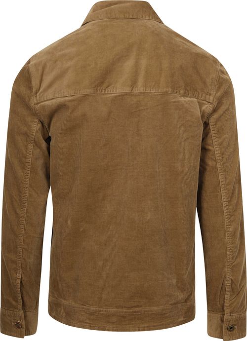 Scotch and Soda Corduroy Overshirt Brown Product / Achterkant