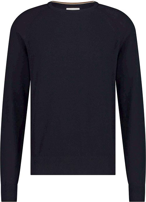 State Of Art Sweater Structure Contrast Navy Product