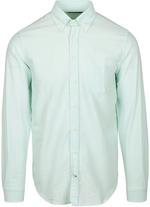 Steppin' Out Overhemd Oxford Borstzak Lichtgroen Product