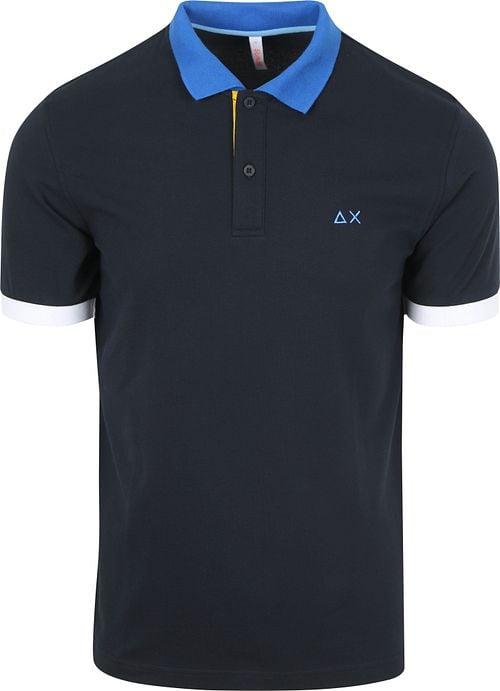 Sun68 Polo Shirt Color Way Navy Product