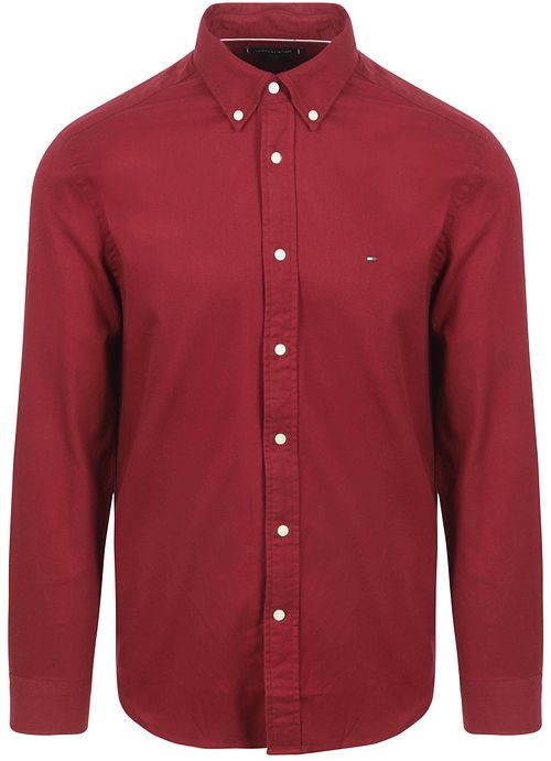 Tommy Hilfiger Shirt Brushed Burgundy Product