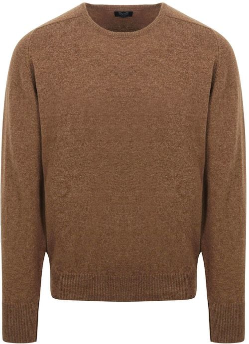 William Lockie Pullover Lambswool Driftwood Product