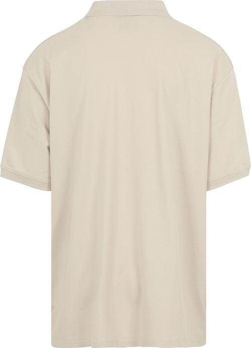 Lyle and Scott Plussize Polo Shirt Ecru Product / Achterkant