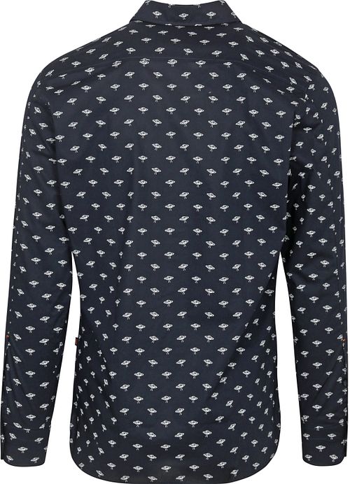 BOSS Chemise Remiton Marine Product / Achterkant