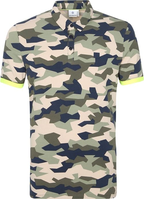 Blue Industry Polo Army Multicolour Product