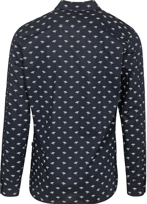 BOSS Remiton Shirt Navy Product / Achterkant