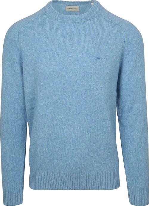 Gant Pullover Wool Blend Bleu Clair Product