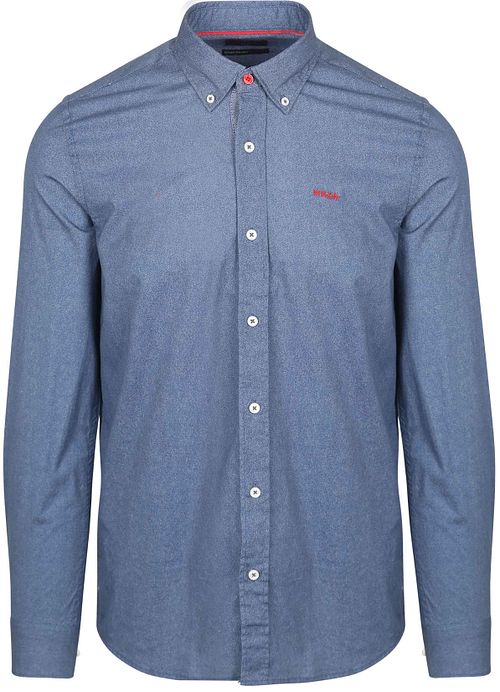 NZA Shirt James Oban Poplin Blau Product