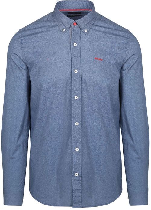 NZA Shirt James Oban Poplin Bleu Product