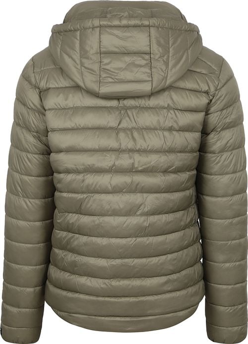 Superdry Fuji Puffer Jacket Khaki Product / Achterkant