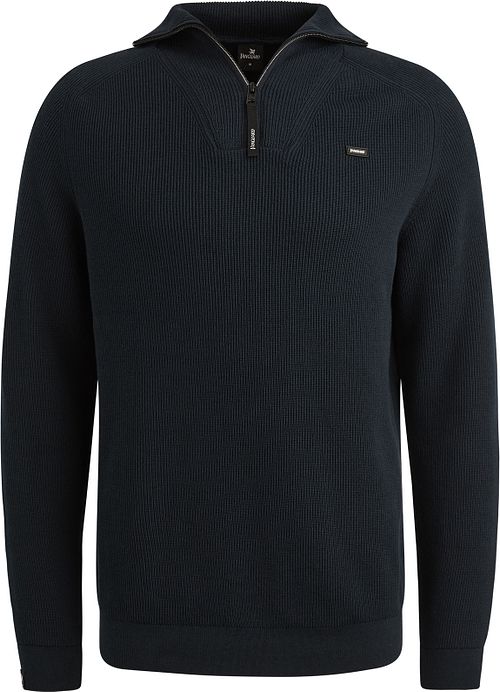 Vanguard Pullover halber Reißverschluss strukturiert Rib Navy Product