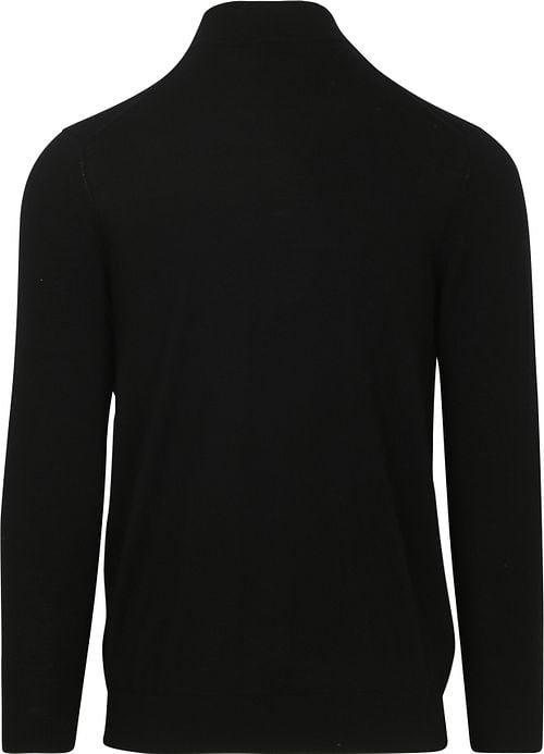 Profuomo Turtleneck Pullover Merino Black Product / Achterkant