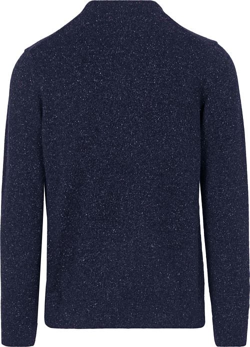 Barbour Tisbury Pullover Wolle Dunkelblau Product / Achterkant