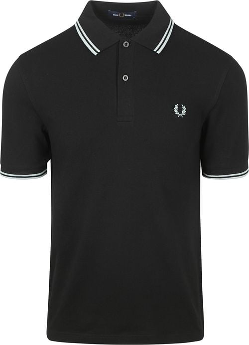 Fred Perry Polo Twin Tipped M3600 Zwart Product