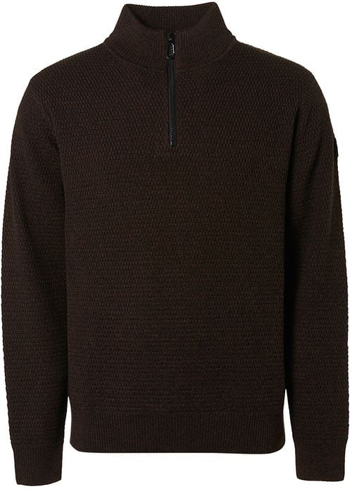 No Excess Half Zip Pullover Coffee Product