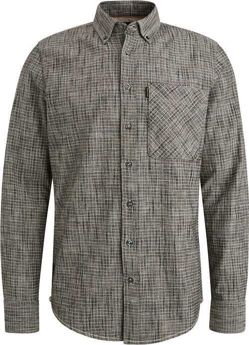 PME Legend Overhemd Print Slub Grijs Product