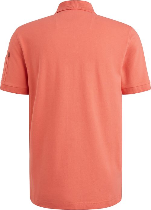 PME Legend Polo Shirt Trackway Coral Product / Achterkant