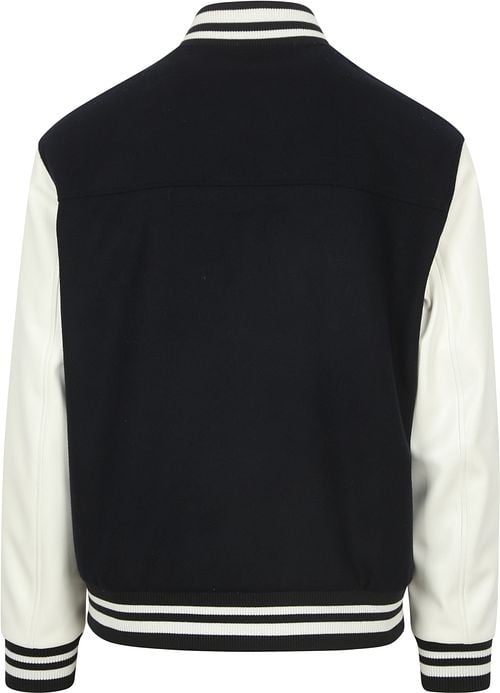 Steppin' Out Varsity Embroidery Jacket Navy Product / Achterkant