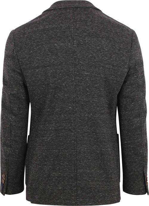 Suitable Veste Fame Pied de Poule Anthracite Product / Achterkant
