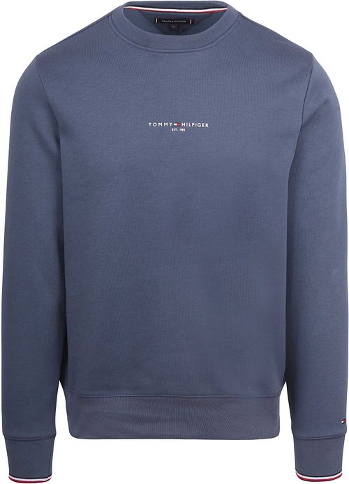 Tommy Hilfiger Sweater Logo Tipped Bleu Foncé Product
