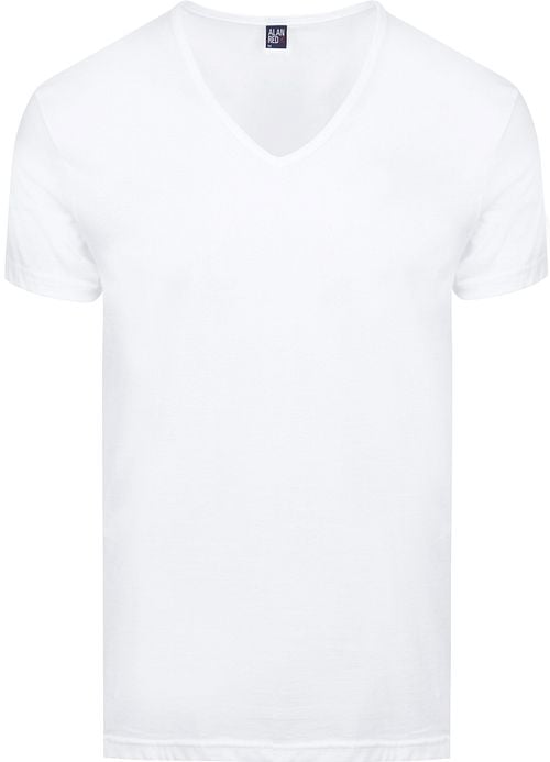 Alan Red Dean V-Neck T-shirt White 2-Pack Product