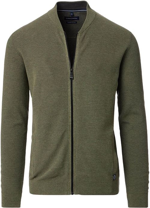 Casa Moda Zip Strickjacke Grün Product