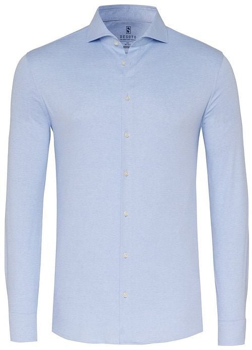 Desoto Essential Shirt Hai Piqué Light Blue Product