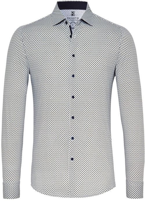 Desoto Shirt Kent Graphic Print Taupe Product