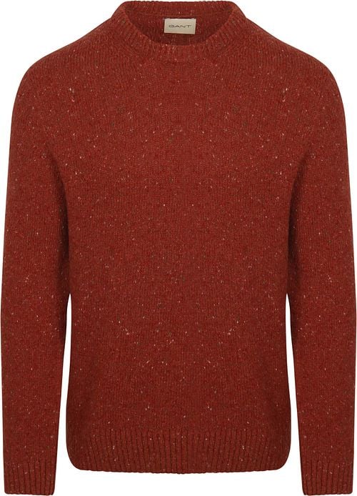 Gant Pullover Wool Blend Rust