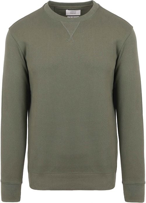 King Essentials The George Sweater Olijfgroen Product