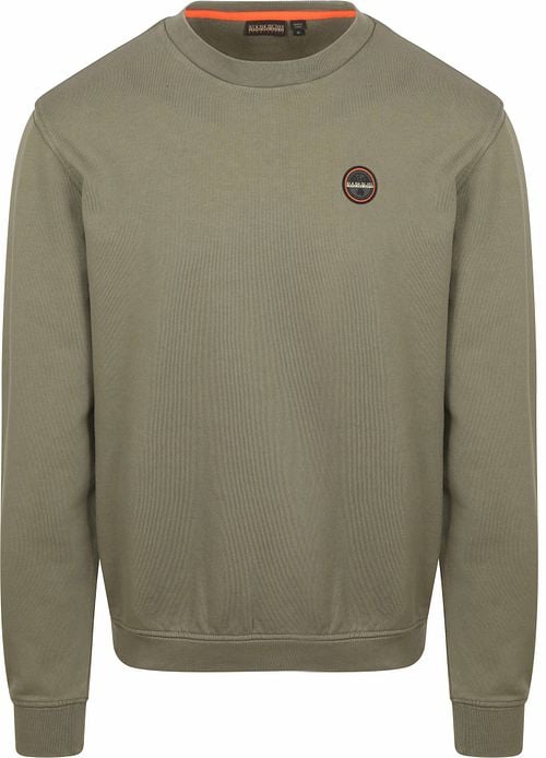 Napapijri Badge Sweater Olive Green Product